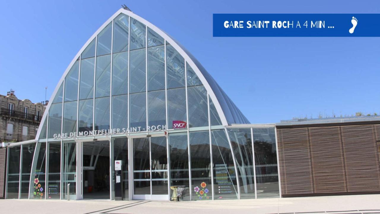 Uncourtsejour - Montpellier Gare - Parking Apartment ภายนอก รูปภาพ