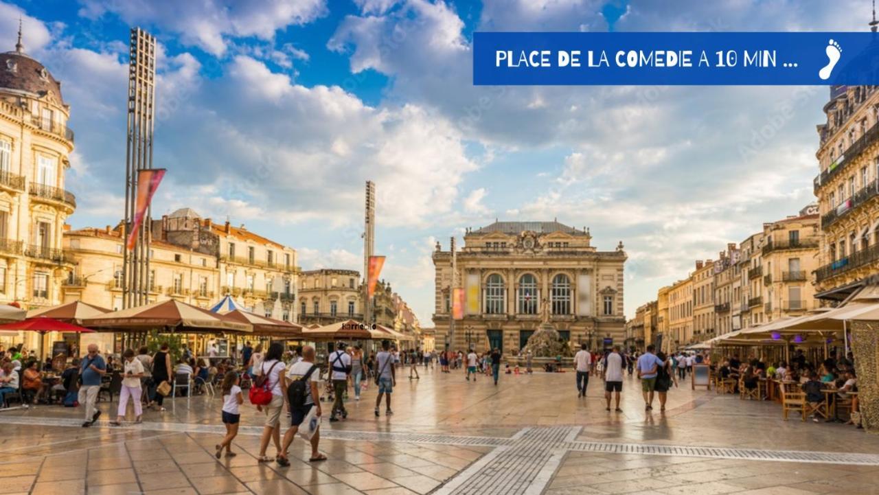 Uncourtsejour - Montpellier Gare - Parking Apartment ภายนอก รูปภาพ